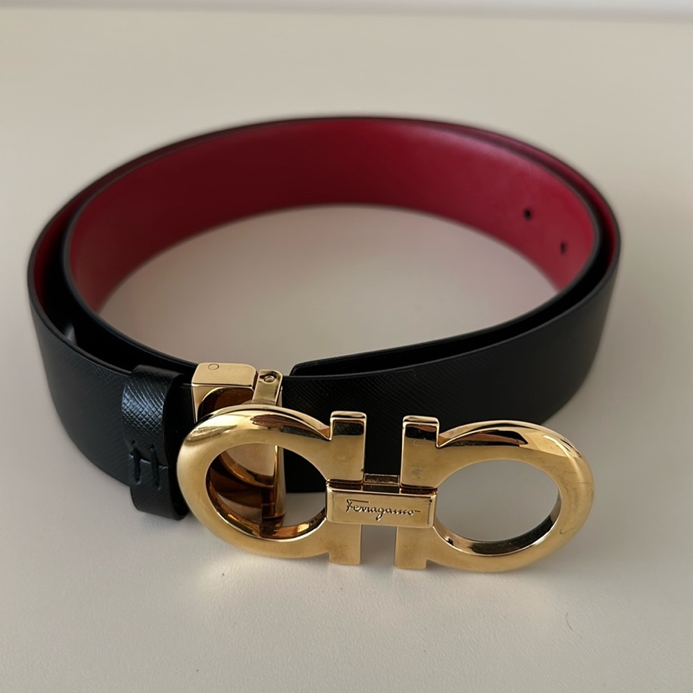 Ferragamo Womens Reversible Belt